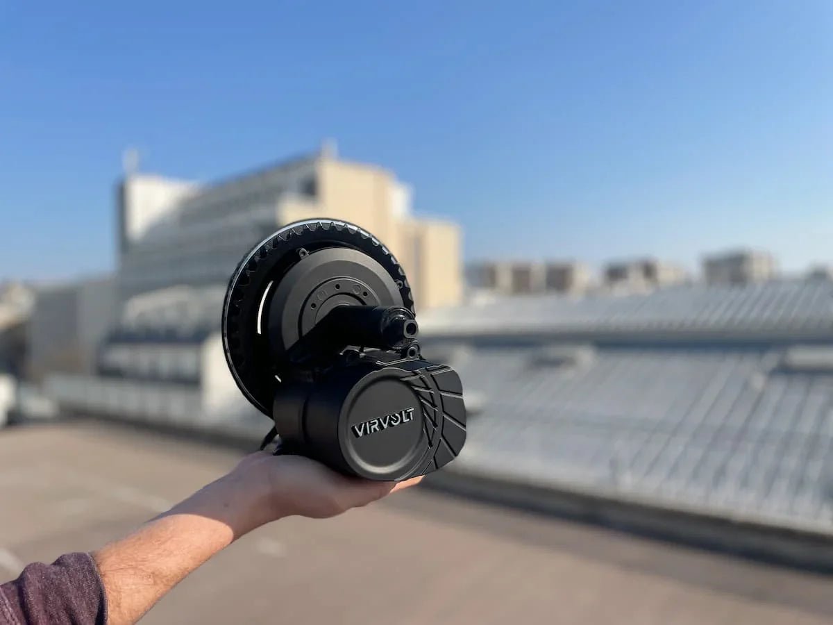 Un Kit moteur électrique pédalier fabriqué en France pour électrifier votre vélo - VIRVOLT
