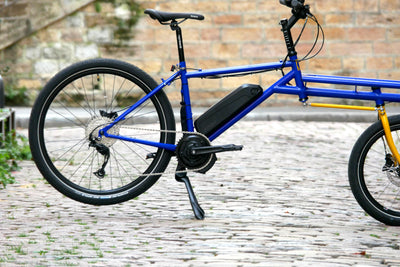 Vélo cargo biporteur équipé du kit moteur pédalier Virvolt 900