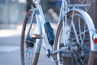 Vélo Ortler équipé du kit Virvolt 500 avec moteur roue avant