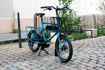Vélo Petit Porteur électrifié avec le kit moteur pédalier Virvolt 900